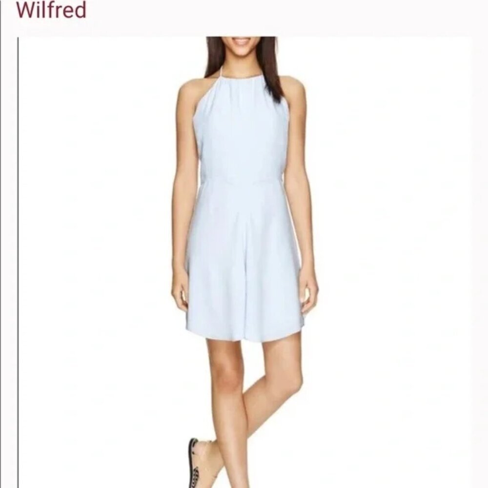 Aritzia  Wilfred Free Ariane Mini Halter Low Back Dress